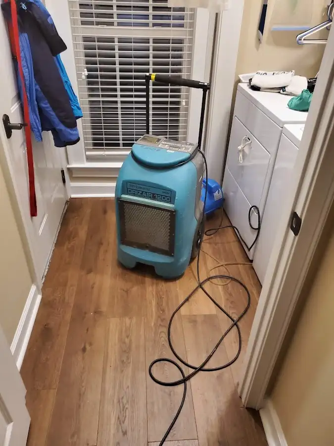 Commercial dehumidifier deployed for Flood Damage Cleanup in Mechanicville